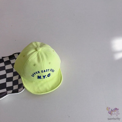 Mũ Lưỡi Trai Thêu Chữ Cái Đơn Giản Phong Cách Hàn Quốc Cho Bé