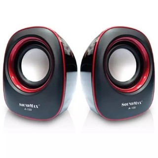 Loa máy tính SOUNDMAX A130 USB (2.0) 6W ( Xanh/ Đỏ) - (Hãng phân phối chính thức)