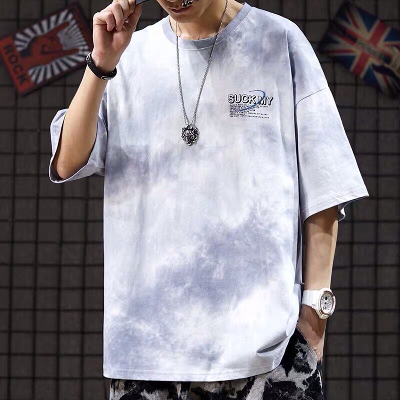 Áo thun nam nữ hot trend giới trẻ với màu sắc loang siêu hot | BigBuy360 - bigbuy360.vn