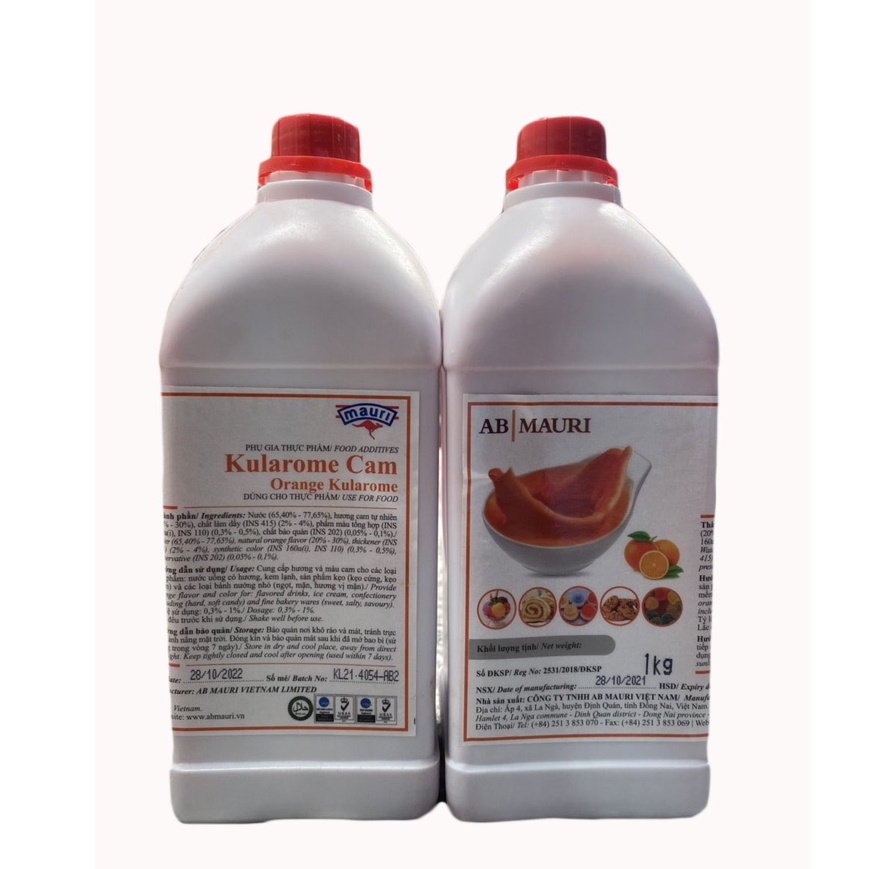 Hương và màu/ Kularome / Tinh Cam Tự Nhiên Mauri 1kg