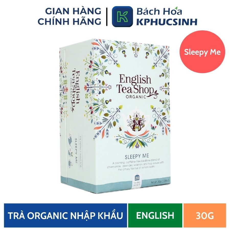 Trà Organic Sleepy Me English Tea Shop 30g KPHUCSINH - Hàng Chính Hãng