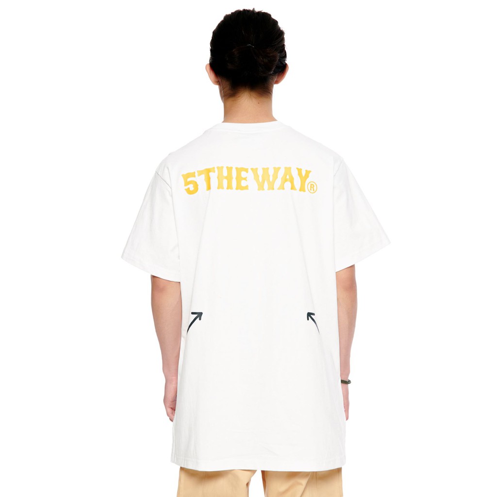 Áo Thun 5THEWAY Butterfly Square Tee Màu Trắng