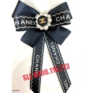 Nơ tag cài🎀 áo đính đá cao cấp đen ( ảnh, video thật)