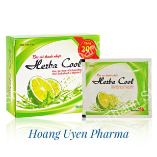 Bột sủi thanh nhiệt Herba Cool - Hộp 5 gói