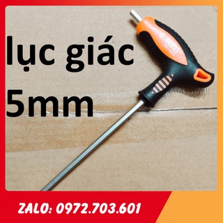 Tay vặn lục giác chữ t asaki 5mm, lục giác 5