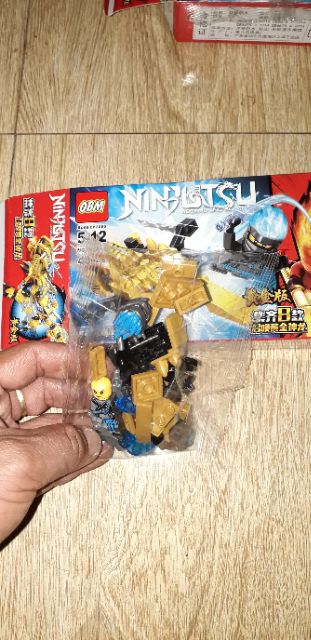 Lắp ráp 1 hộp LegoNinja rồng vàng 99539