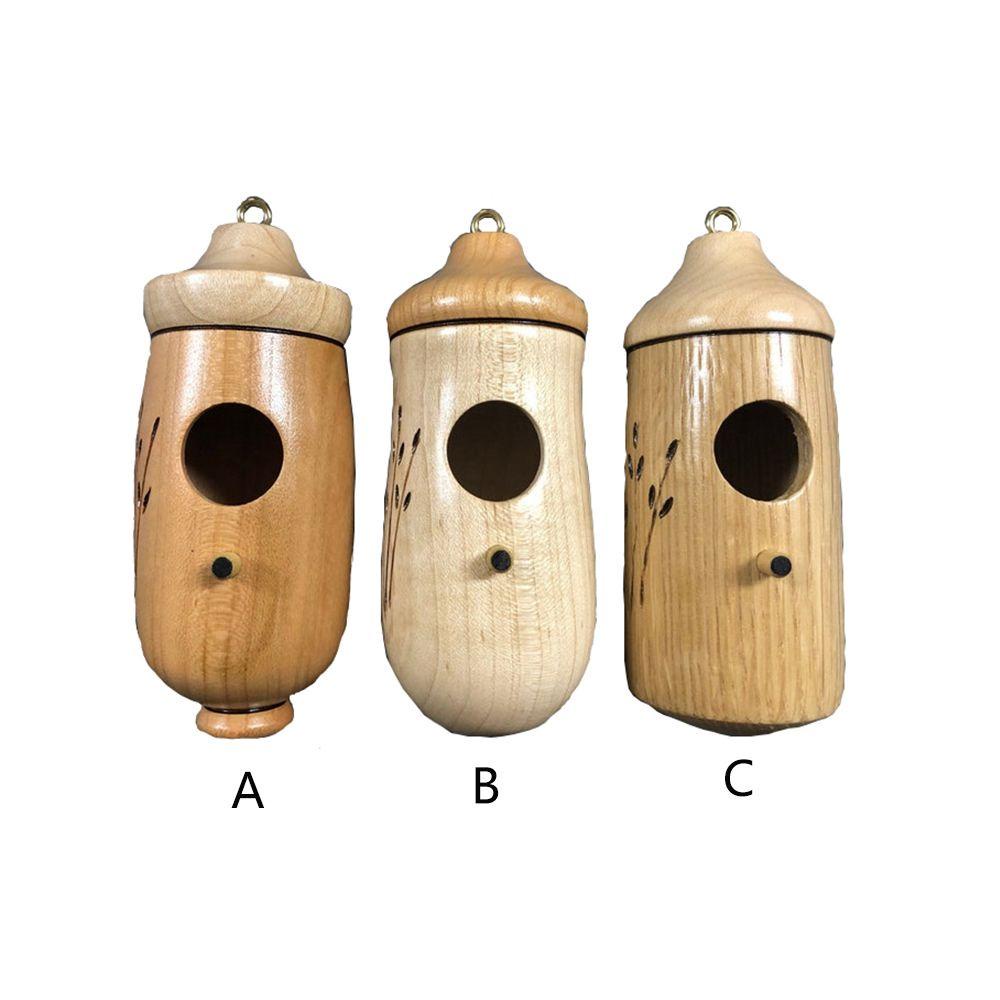 Hộp Đựng Thức Ăn Cho Chim Hình Ngôi Nhà / Chim Ruồi Hình Tròn / Chữ Nhật Thiết Kế Sáng Tạo