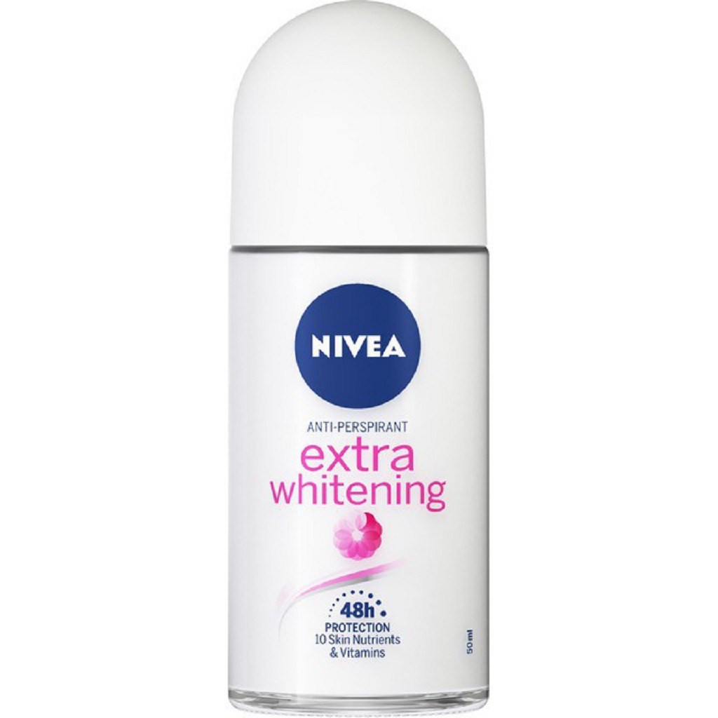 [Mã COSGLORIAT4 -8% đơn 250K] Lăn Ngăn Mùi Nivea Trắng Mịn Mờ Vết Thâm 50ml - 83747