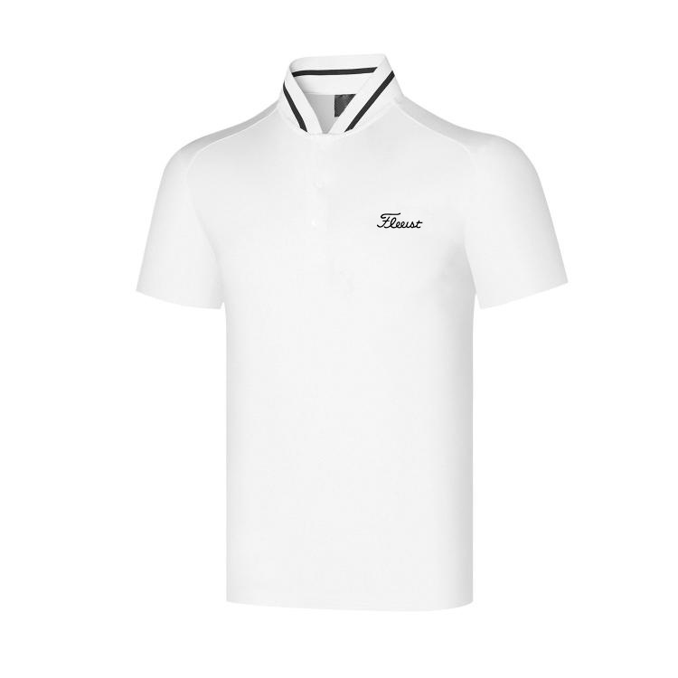 Áo Thun Cổ Đứng Tay Ngắn Thoáng Khí Khô Nhanh Dùng Chơi Golf Cho Nam