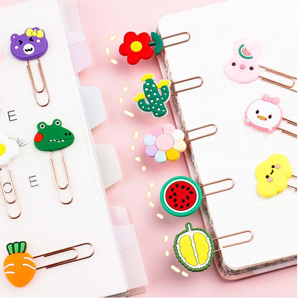 Giá Đỡ Kẹp Giấy Họa Tiết Hoạt Hình Dễ Thương 1 Cái