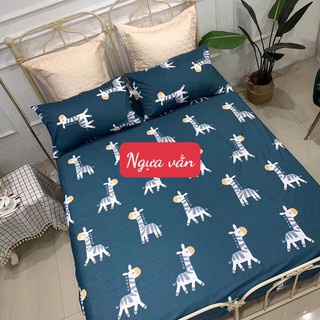 Ga Trải Giường Cotton Poly, Ga Nệm Drap Giường M2 M4 M5 M6 M8 2M2 Đủ Họa Tiết - HappyBedding (Bo Chun Miễn Phí) | BigBuy360 - bigbuy360.vn