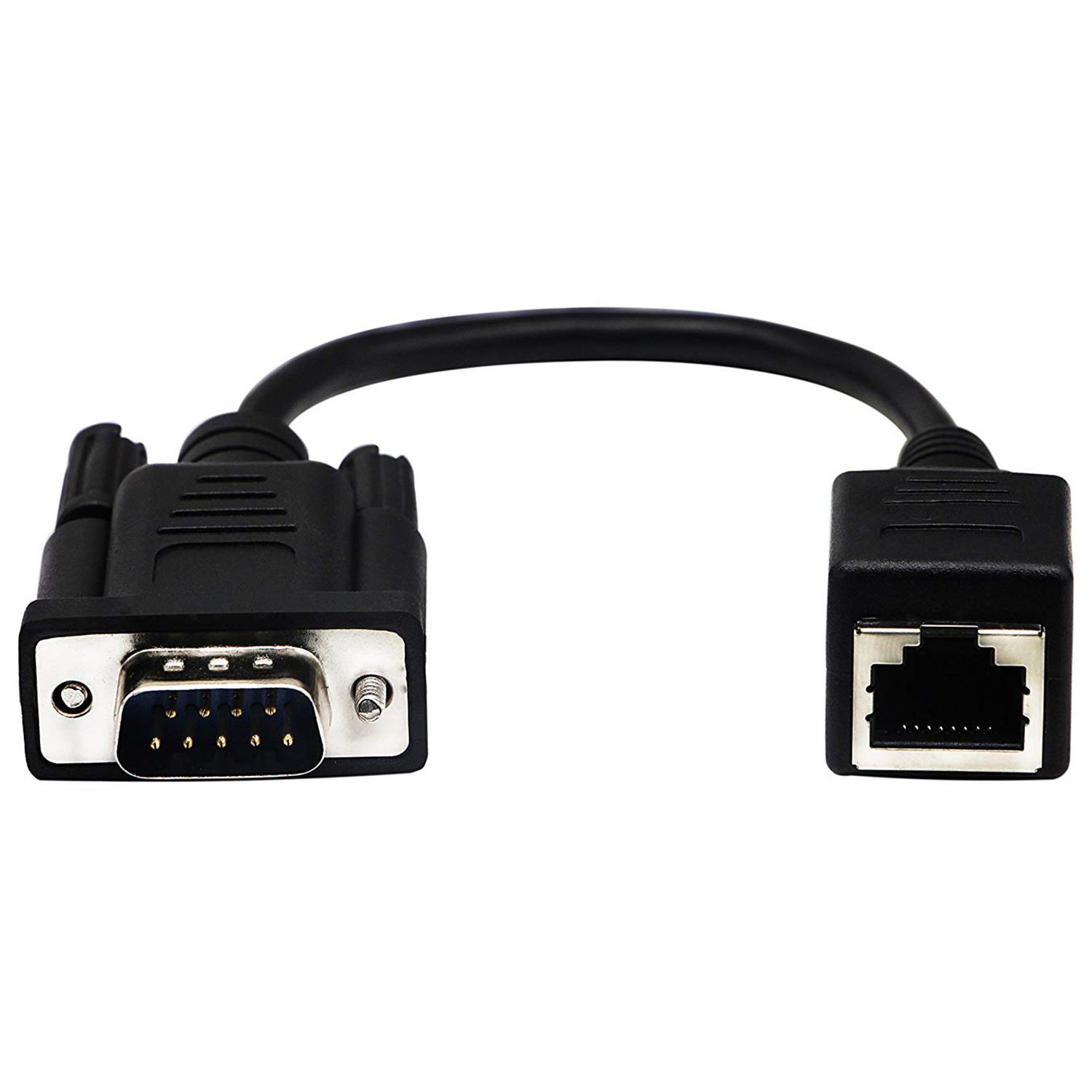 Set 2 Dây Cáp Chuyển Đổi Rj45 Sang Rs232 9-pin Sang Female (18Cm / 7inch)