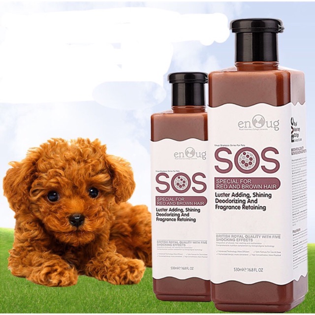  sữa tắm sos dành cho chó lông nâu