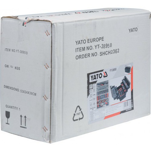 Bộ đồ nghề sửa chữa chuyên dụng 64 chi tiết Yato YT-38950 / Sản phẩm chính hãng Yato Ba Lan