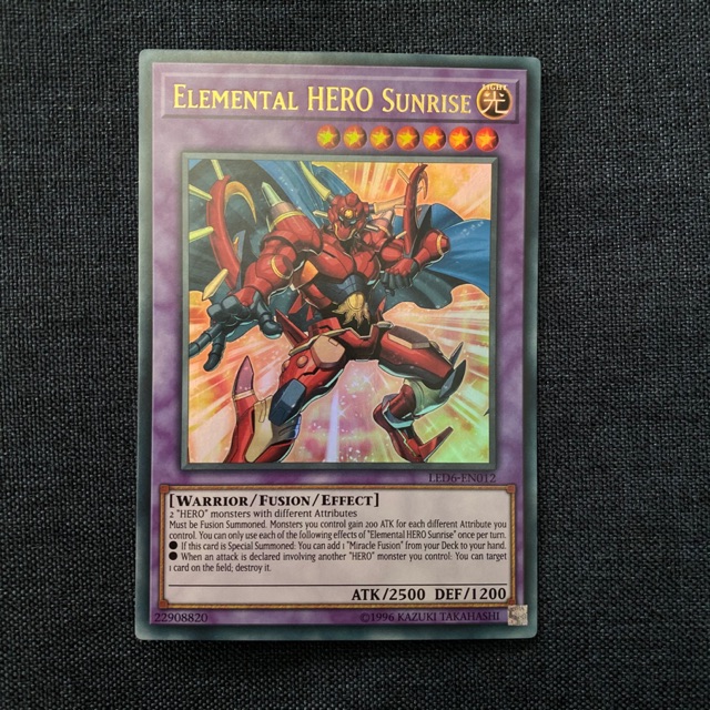Thẻ bài Yugioh: Elemental HERO Sunrise
