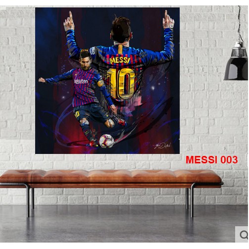 Poster decal dán tường cầu thủ Messi