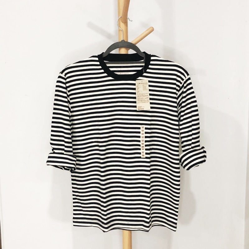 Áo thun sọc tay dài thương hiệu MUJI