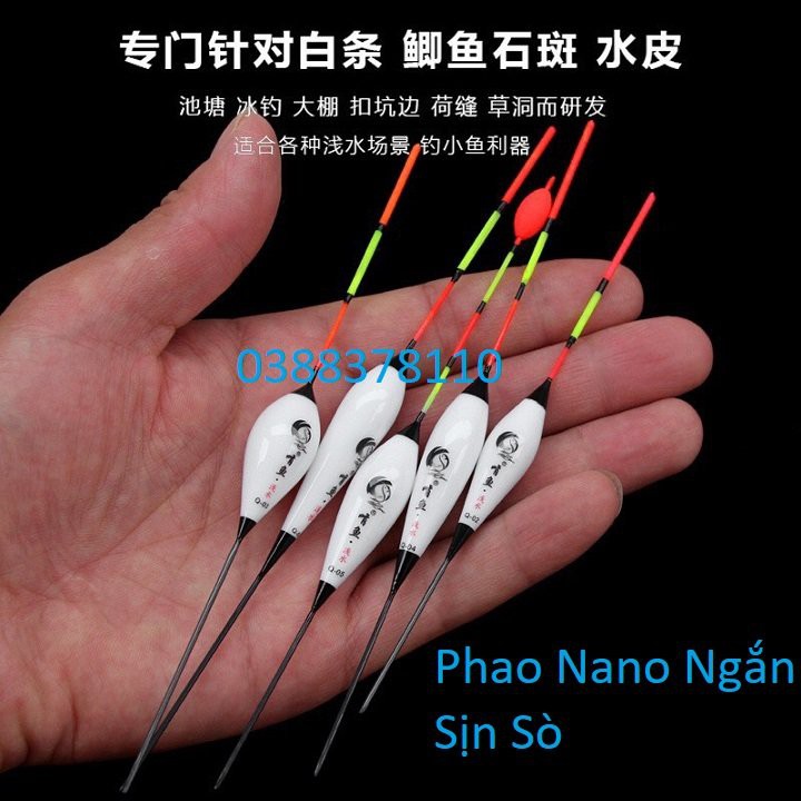 Phao Câu Nano Ngắn Chuyên Đánh Nước Nông, Hố Cỏ, Hố Băng Tuyết