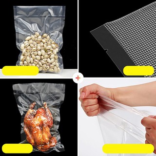 Túi hút chân không 1 mặt nhám size 15/20/25cm