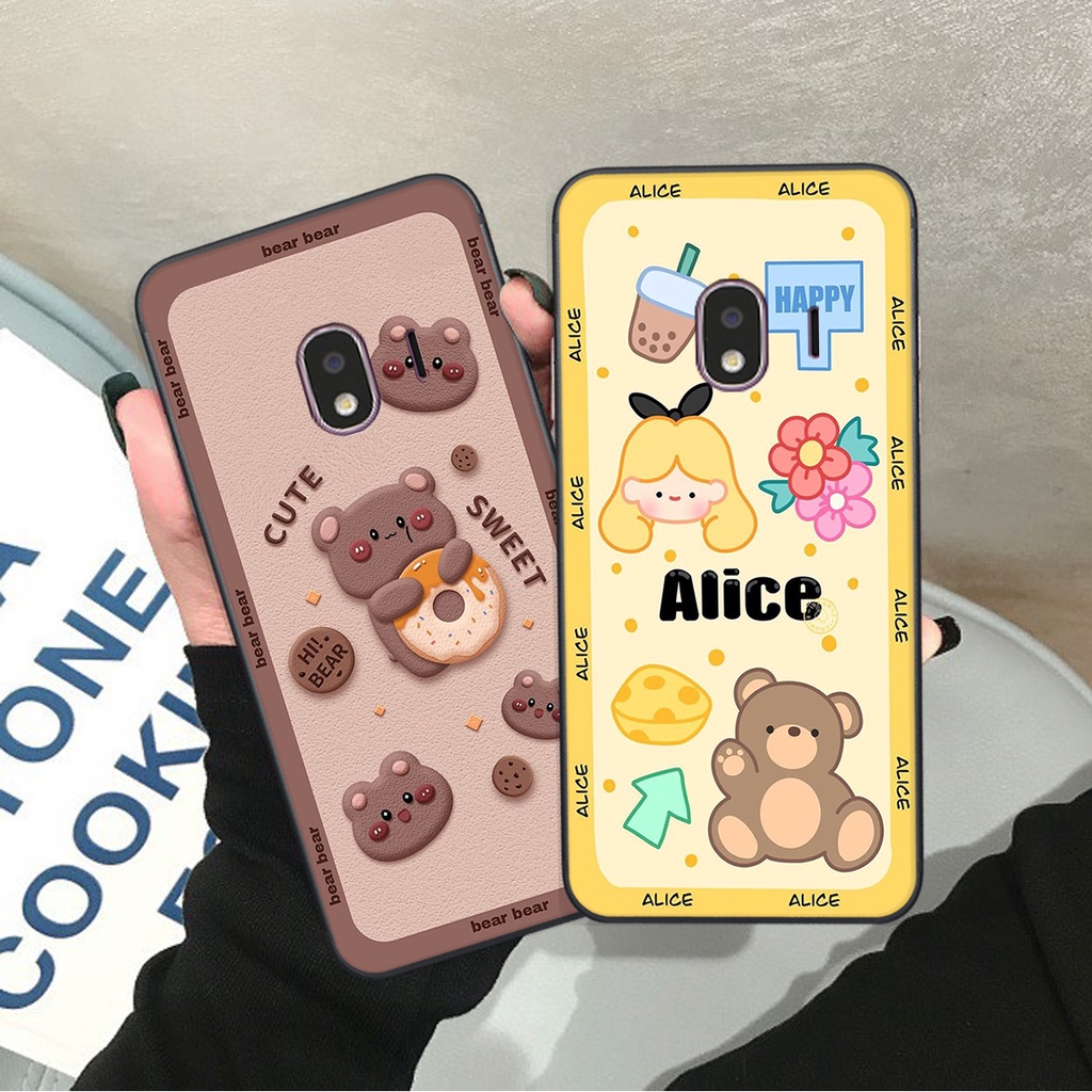 Ốp lưng Samsung Galaxy J2 PRO / J2 CORE / J4 2018 in hình Gấu nâu - hồng, Gấu Be@rick  cực CUTE, DỄ THƯƠNG