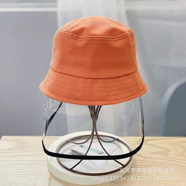 Mũ Kaki cho bé trai bé gái từ 1 - 3 tuổi, nón có chắn bụi phòng dịch cho bé