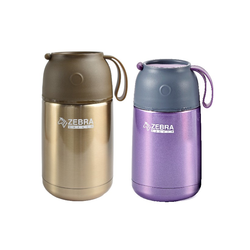 bình ủ cháo zebra Thái Lan cao cấp 650ml, inox 304 cao cấp 123006-3 màu