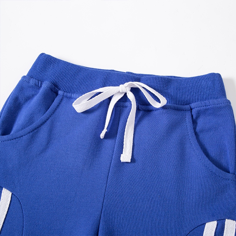 Quần Short 100% Cotton Lưng Thun Phối Túi Phong Cách Thể Thao Thời Trang Mùa Hè Cho Bé Trai 1-9 Tuổi