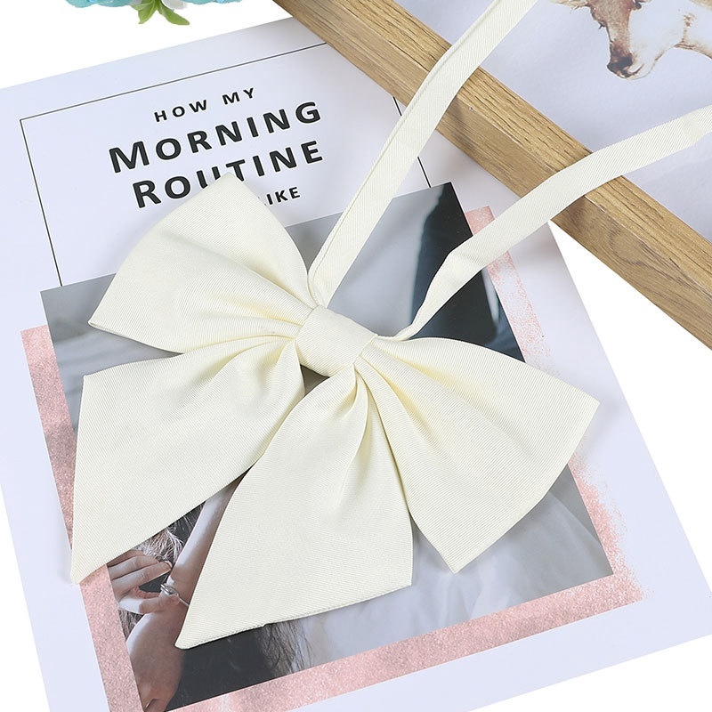 Cà Vạt Nơ Màu Trơn Dễ Thương Cho Nữ