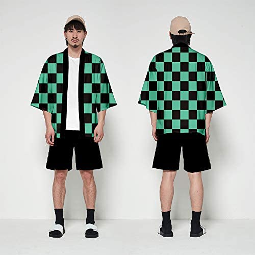 Áo Khoác Cardigan Họa Tiết Anime Demon Slayer Kimetsu No Yaiba