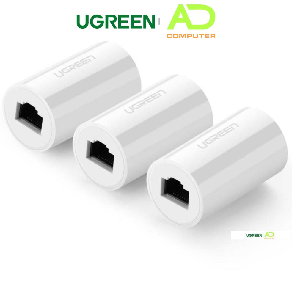 Đầu nối mạng RJ 45 cái sang cái thiết kế đẹp mắt UGREEN 20391 (trắng)