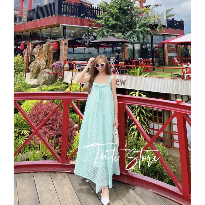 Đầm cột nơ tiểu thư MOCHI DRESS