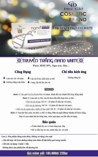 [SALE SỐC TRUYỀN TRẮNG] TRUYỀN TRẮNG NANO WHITE 