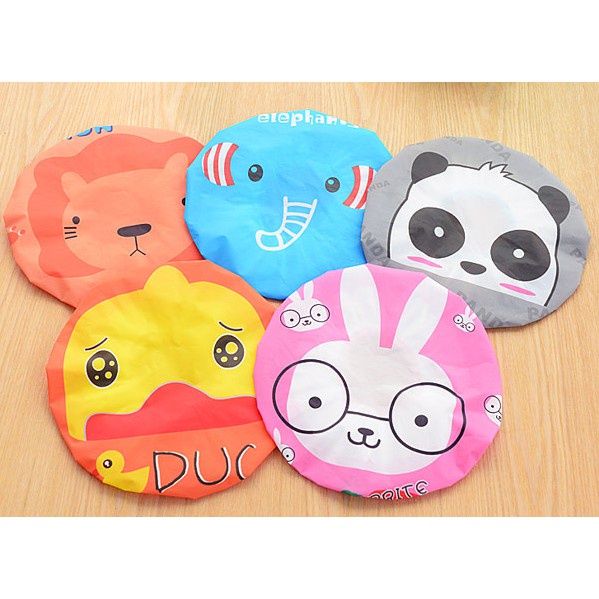 Mũ Trùm Đầu Khi Tắm Chống Nước - Mũ Tắm Hình Cute 1248 Shipnhanh88