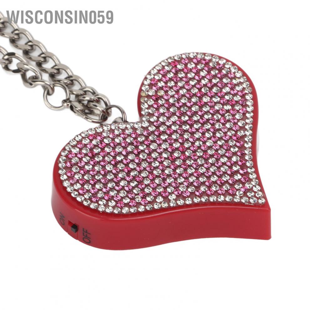 Wisconsin059 Portable 130dB Self Defense Alarm Anti Attack Emergency Security Alert Keychain for Elderly Girl Kids