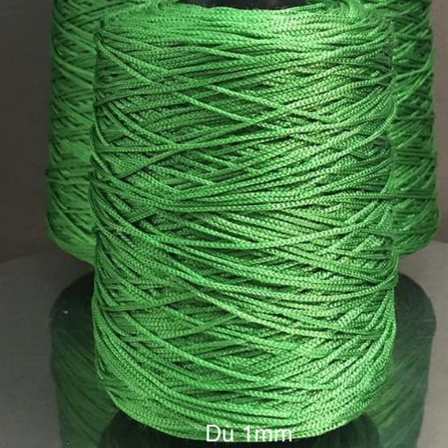 10 mét dây dù 1mm xanh lá