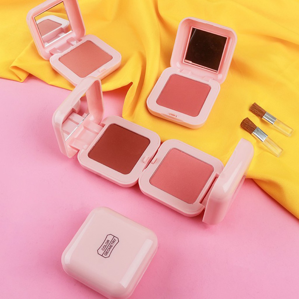 Phấn Má Hồng Đơn Sắc Lameila Novo Blusher Color Geometry Gốm Vitality Blush Chính Hãng