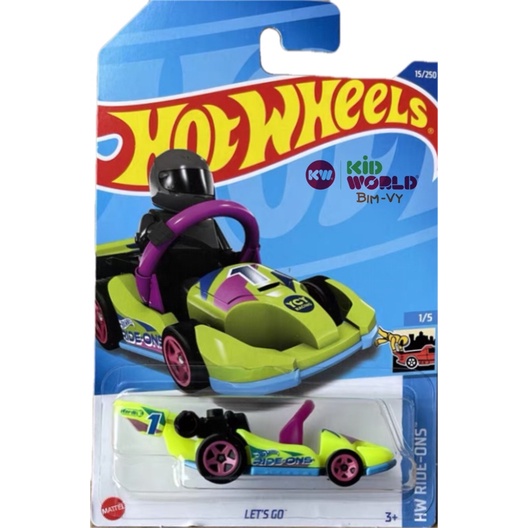 Xe mô hình Hot Wheels basic Let's Go HCW76, 40K.