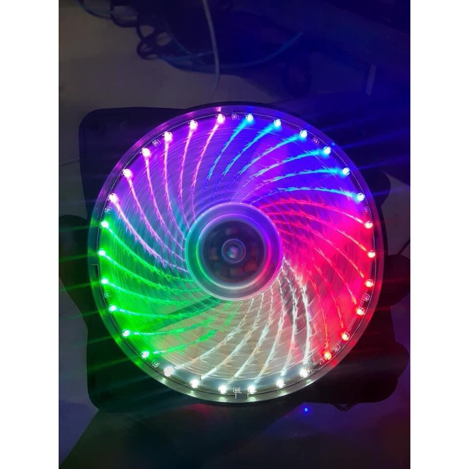 Quạt chip Fan Box - Quạt chip LED 5 màu cho máy tính hàng siêu đẹp