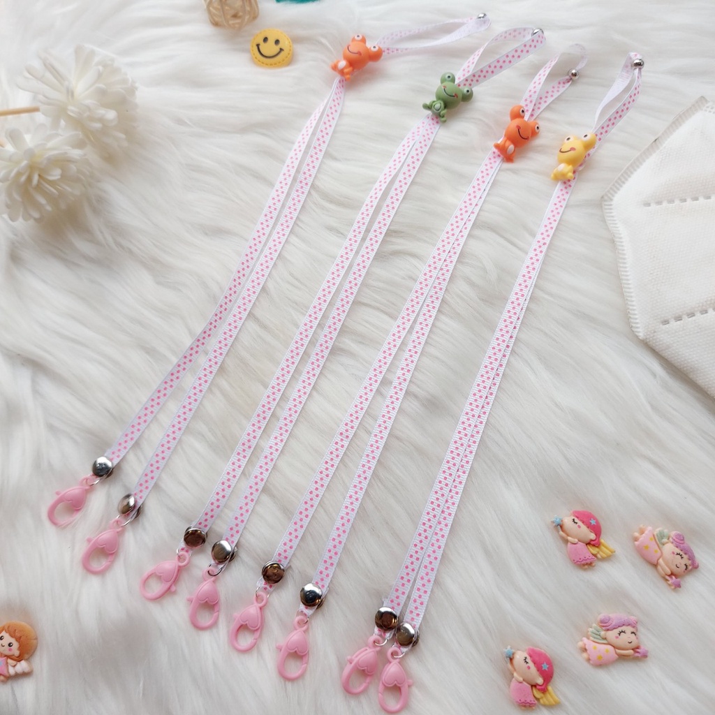 Dây đeo khẩu trang handmade charm hoạt hình ngộ nghĩnh