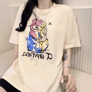 áo Thun Nữ Form Rộng, Kiểu Dáng Trẻ Trung, Cá Tính