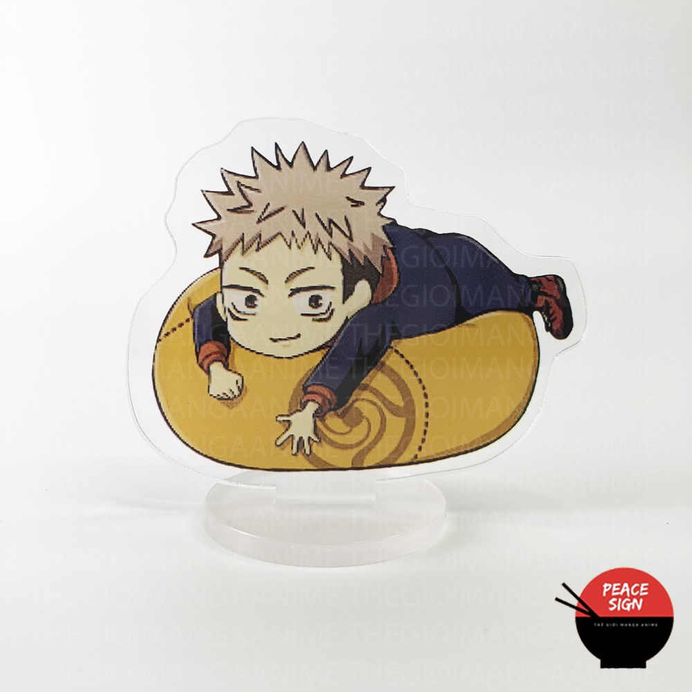 Standee mini JUJUTSU KAISEN ver NẰM NỆM Chú Thuật Hồi Chiến Tượng Mô hình Acrylic Anime mica trưng bày