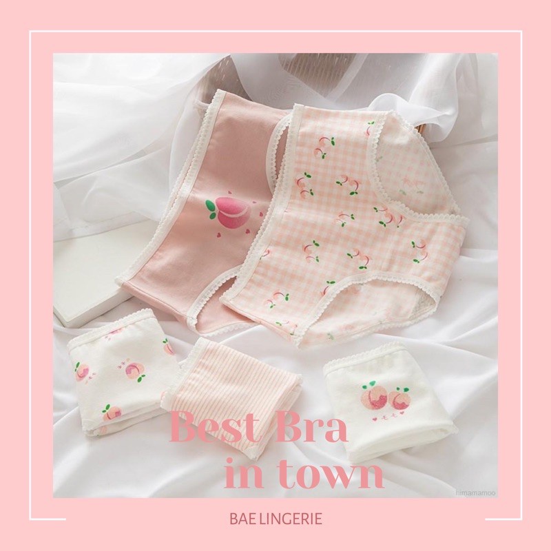 (Có chọn màu) Quần lót nữ cotton thun dễ thương lưng vừa BLUSH - Bae Lingerie | BigBuy360 - bigbuy360.vn