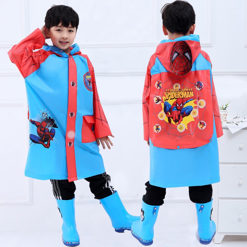 Áo Mưa Họa Tiết Hoạt Hình Xinh Xắn Dành Cho Bé