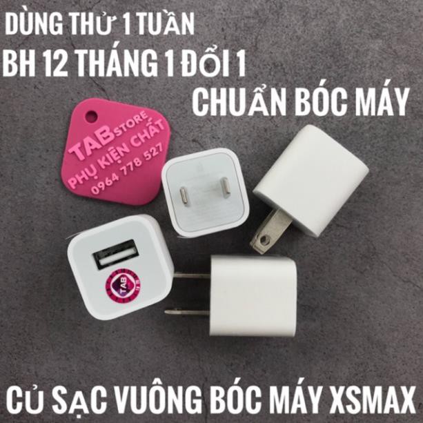 Mua ngay Củ Sạc Vuông IPHONE Zin Bóc Máy XsMax - Chính Hãng [Giảm giá 5%]