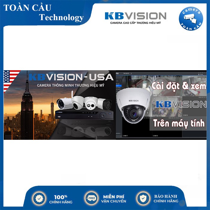 Camera HDCVI Hồng Ngoại 4.0 Megapixel KBVISION KX-C2K11CP