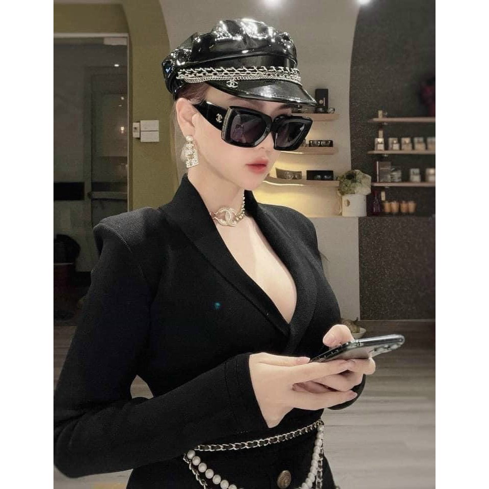 MẮT KÍNH NỮ THỜI TRANG DÁNG VUÔNG VIỀN 573 ĐEN