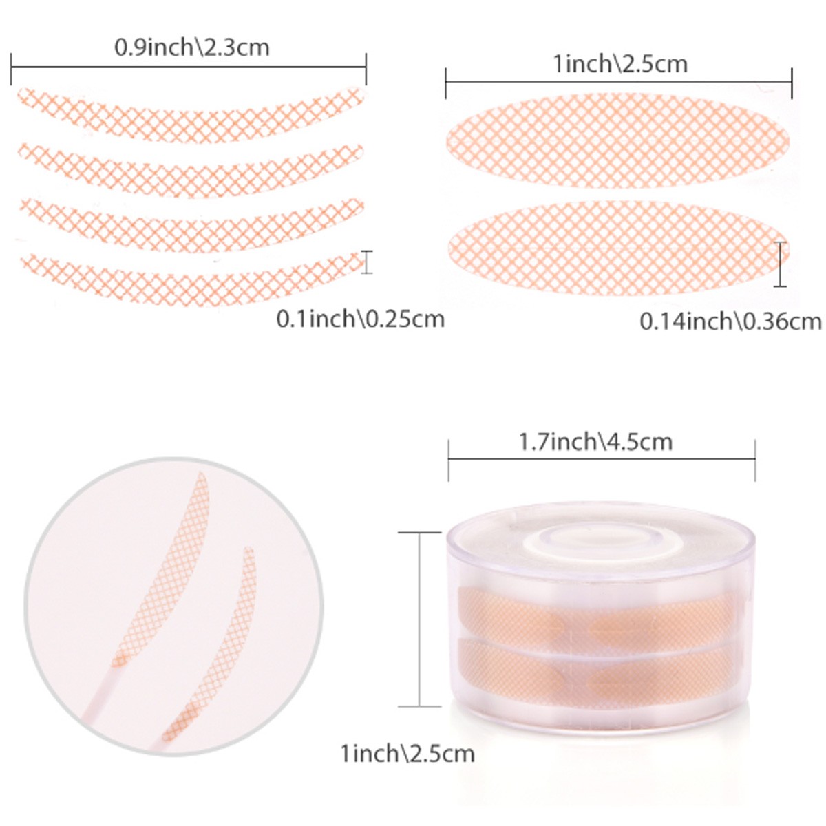 (hàng Mới Về) Set 240 Miếng Dán Tạo Mắt Hai Mí Sợi Vô Hình Màu Sắc Tự Nhiên Thoáng Khí Chống Thấm Nước Và Mồ Hôi | BigBuy360 - bigbuy360.vn