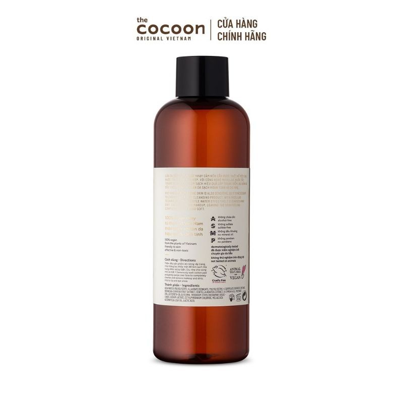 [HÀNG CÔNG TY] Nước tẩy trang bí đao Cocoon 140ml-500ml