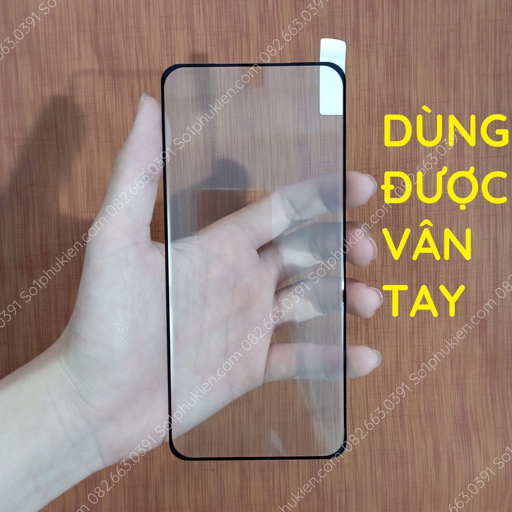 Kính cường lực Samsung s20 plus (s20+) kính chuẩn bo màn, full keo, dùng được vân tay