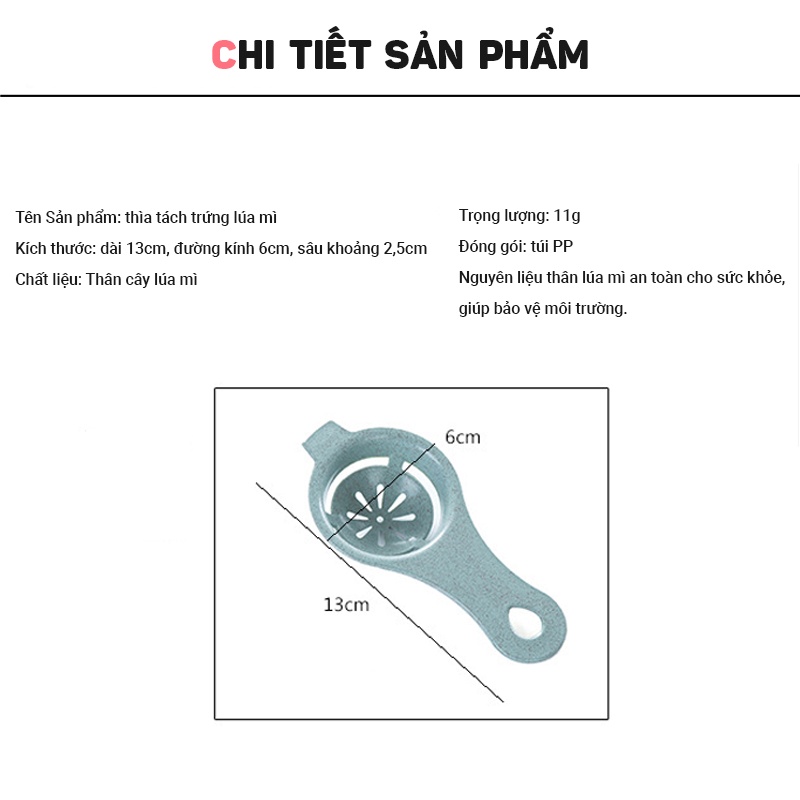 Dụng Cụ Tách Lòng Đỏ Trứng Gà - Thìa Muỗng Lọc Trứng - Dụng Cụ Lọc Trứng Thông Minh